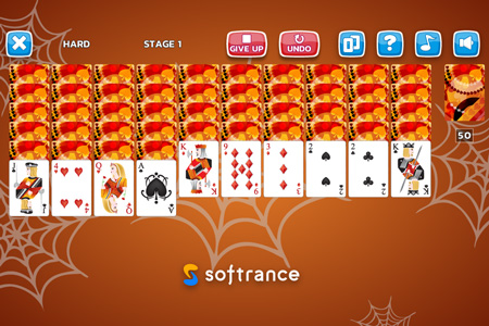 spider solitaire card game